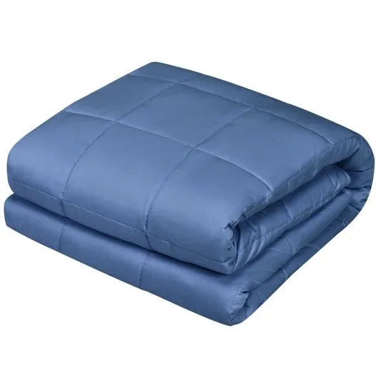 10 lbs Premium Cooling Heavy Weighted Blanket-Blue