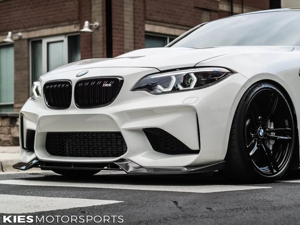 2015-2017 BMW M2 (F87) R Type Carbon Fiber Front Lip