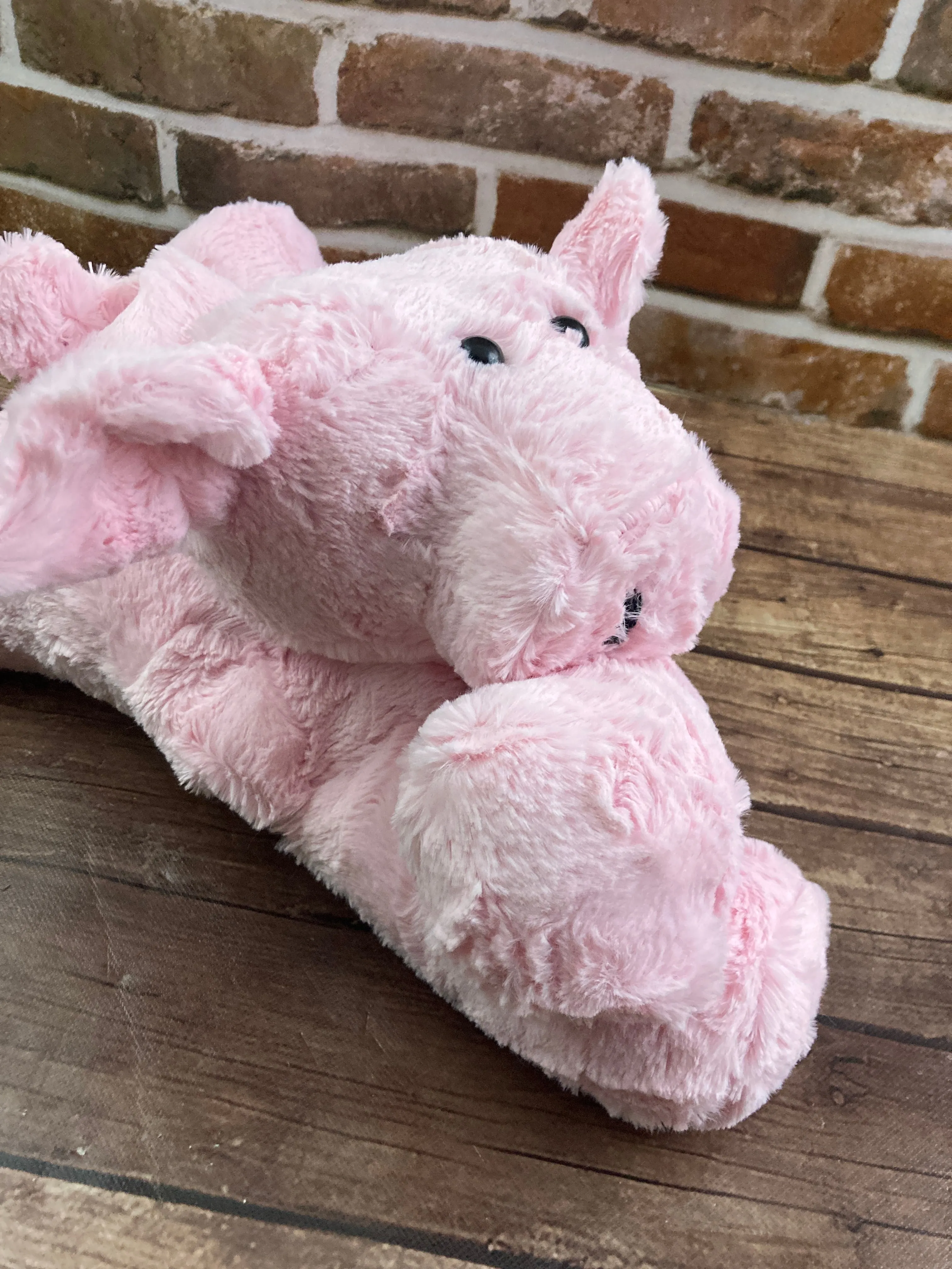 2lbs -15lbs Weighted  Pig Stuffed Minky Animal Lap Pad -for Comfort, Special Needs, Sleep, Anxiety and Stress Relief - Custom Made