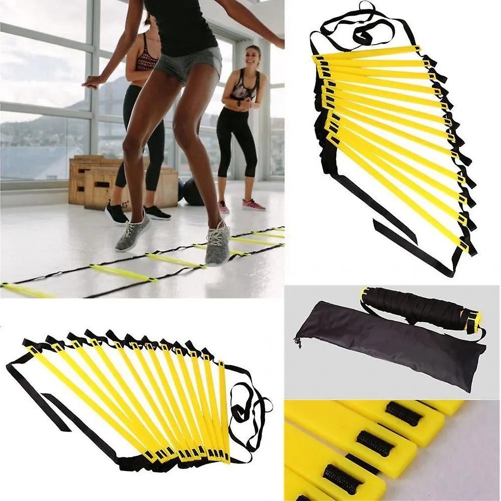 3M 6Rung Agility Speed Ladder Stairs Nylon Straps Training Ladders Agile Staircase For Fitness Soccer Football Speed Ladder Equipment