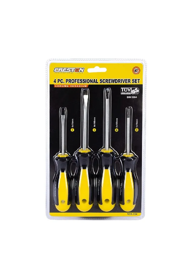 4piece Professional Screw Driver Set