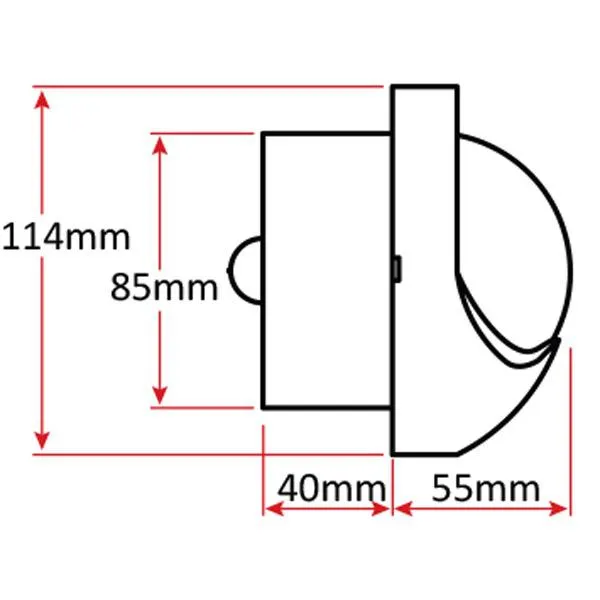 85mm Compass C9 - Bulkhead Mount