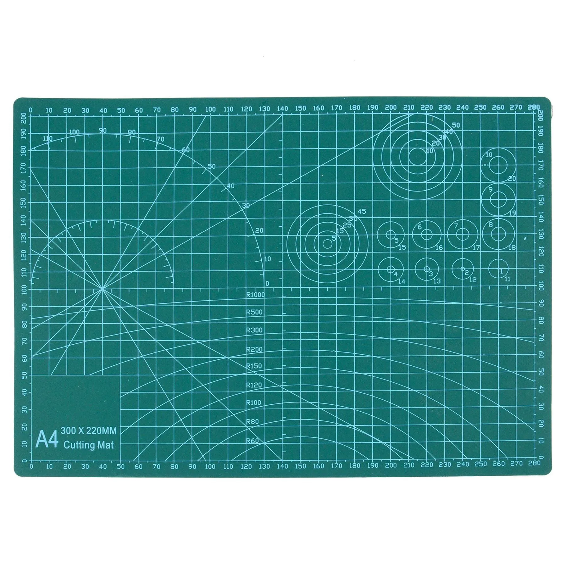 A4 (22 x 30cm) Green Cutting Mat - By Blackspur