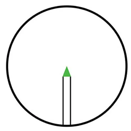 AccuPoint - 2.5-12.5x42,BAC, Green Triangle Post