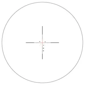 AccuPower - 1-4x24 MOA Crosshair, Red LED, 30mm