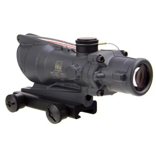 ACOG 4x32 - Dual Illuminated, Crosshair w-Flattop Mount, Cerakote, Sniper Gray