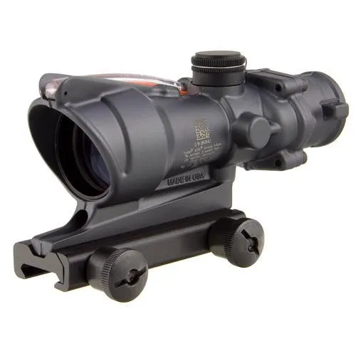 ACOG 4x32 - Dual Illuminated, Crosshair w-Flattop Mount, Cerakote, Sniper Gray