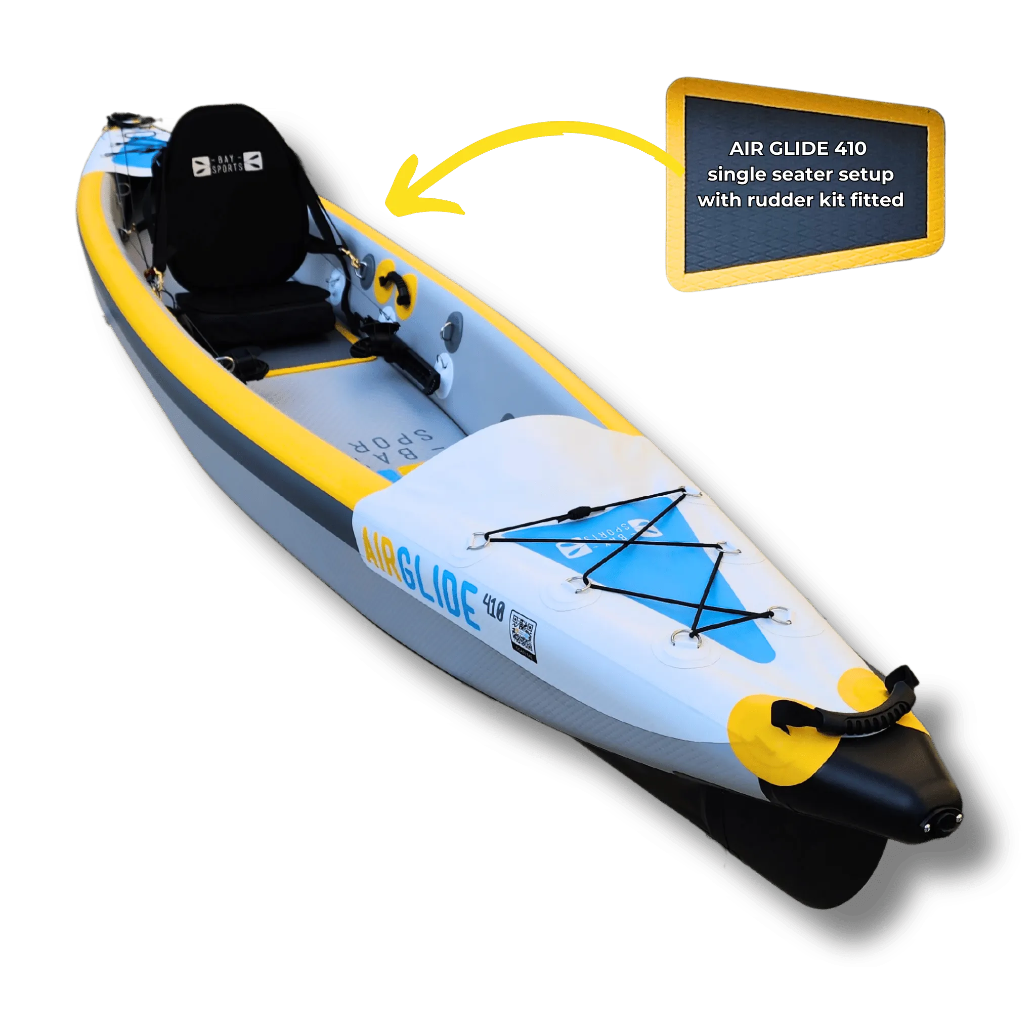 Air Glide 410 - 4.10M Double Inflatable Kayak