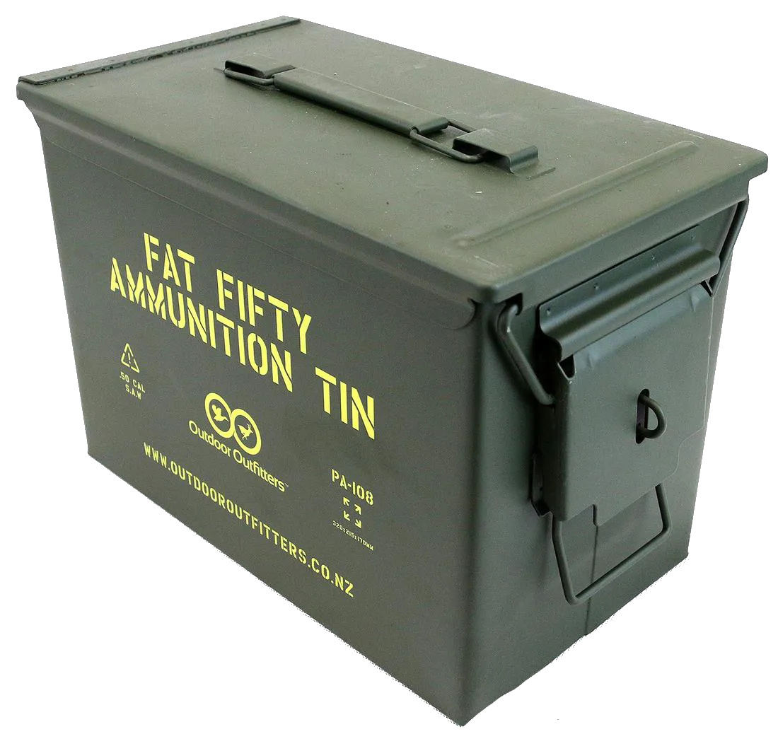 Ammunition Tin (Lockable) Ammo Tin