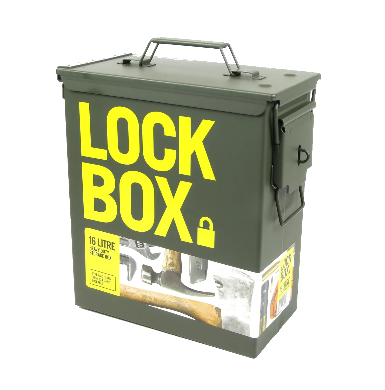 Ammunition Tin (Lockable) Ammo Tin