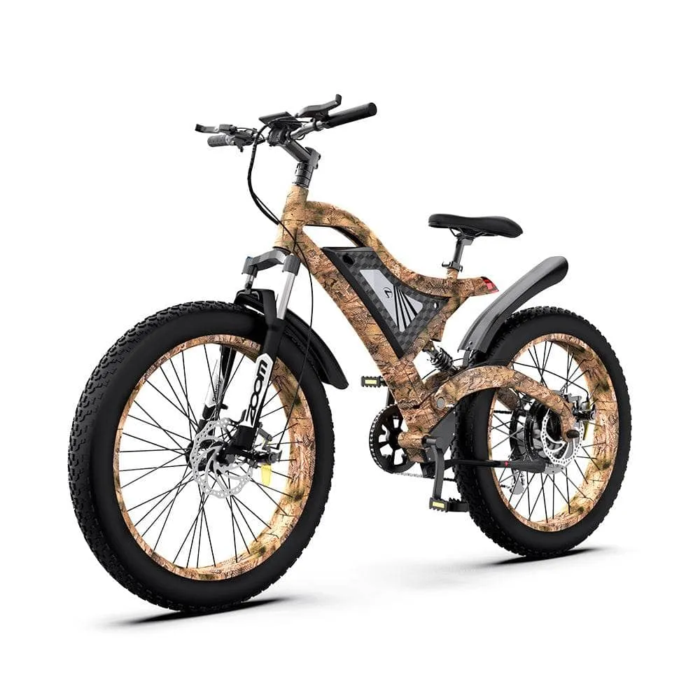 AOSTIRMOTOR S18 1500W 48V All Terrain Fat Tire Electric Hunting Mountain Bike