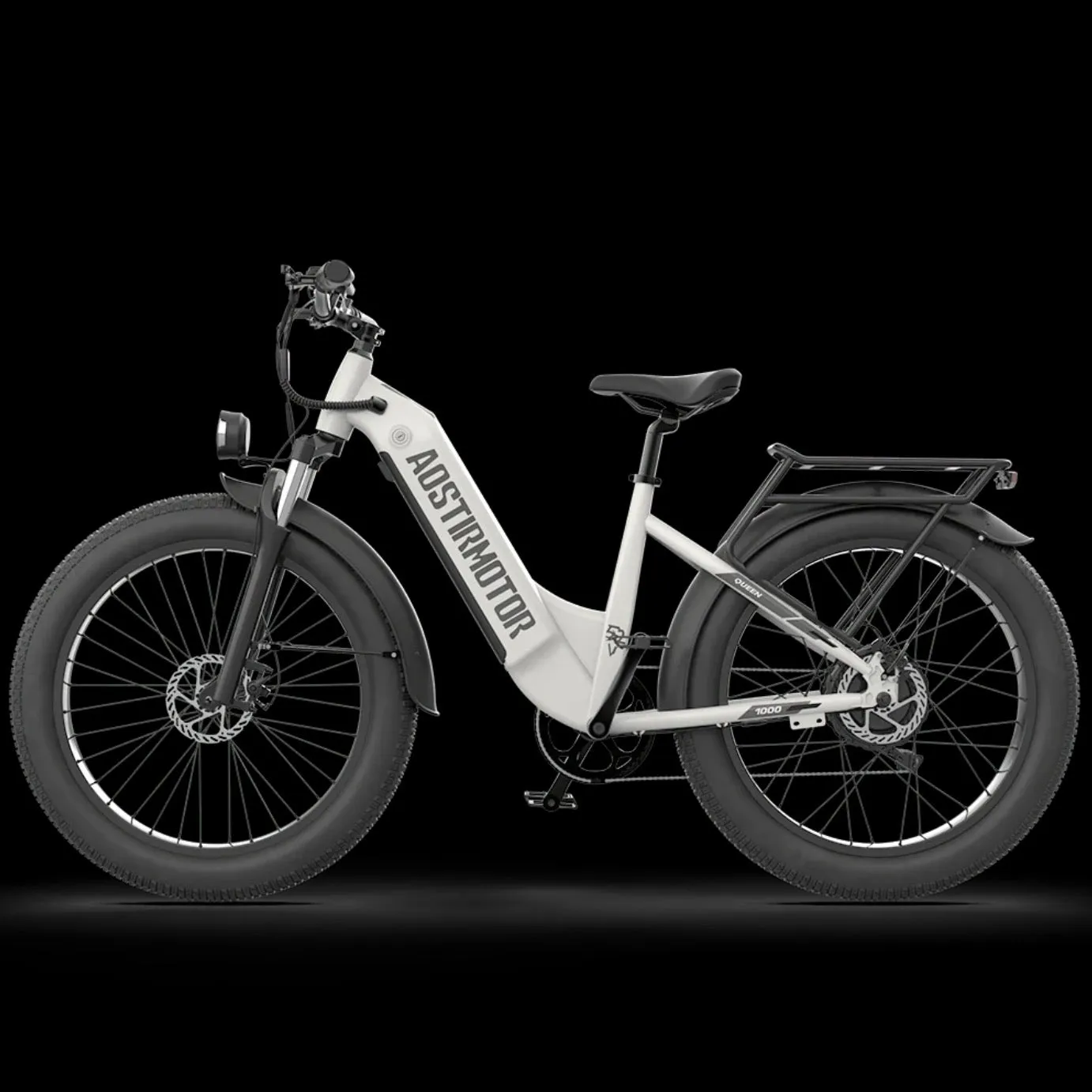 AOSTIRMOTOR|Queen 52V 1000W All Terrain Step Thru Electric Bike