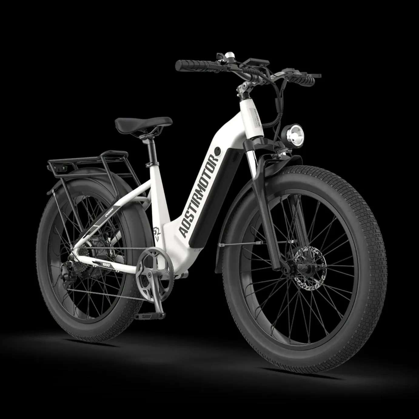 AOSTIRMOTOR|Queen 52V 1000W All Terrain Step Thru Electric Bike