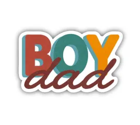 Boy Dad Sticker