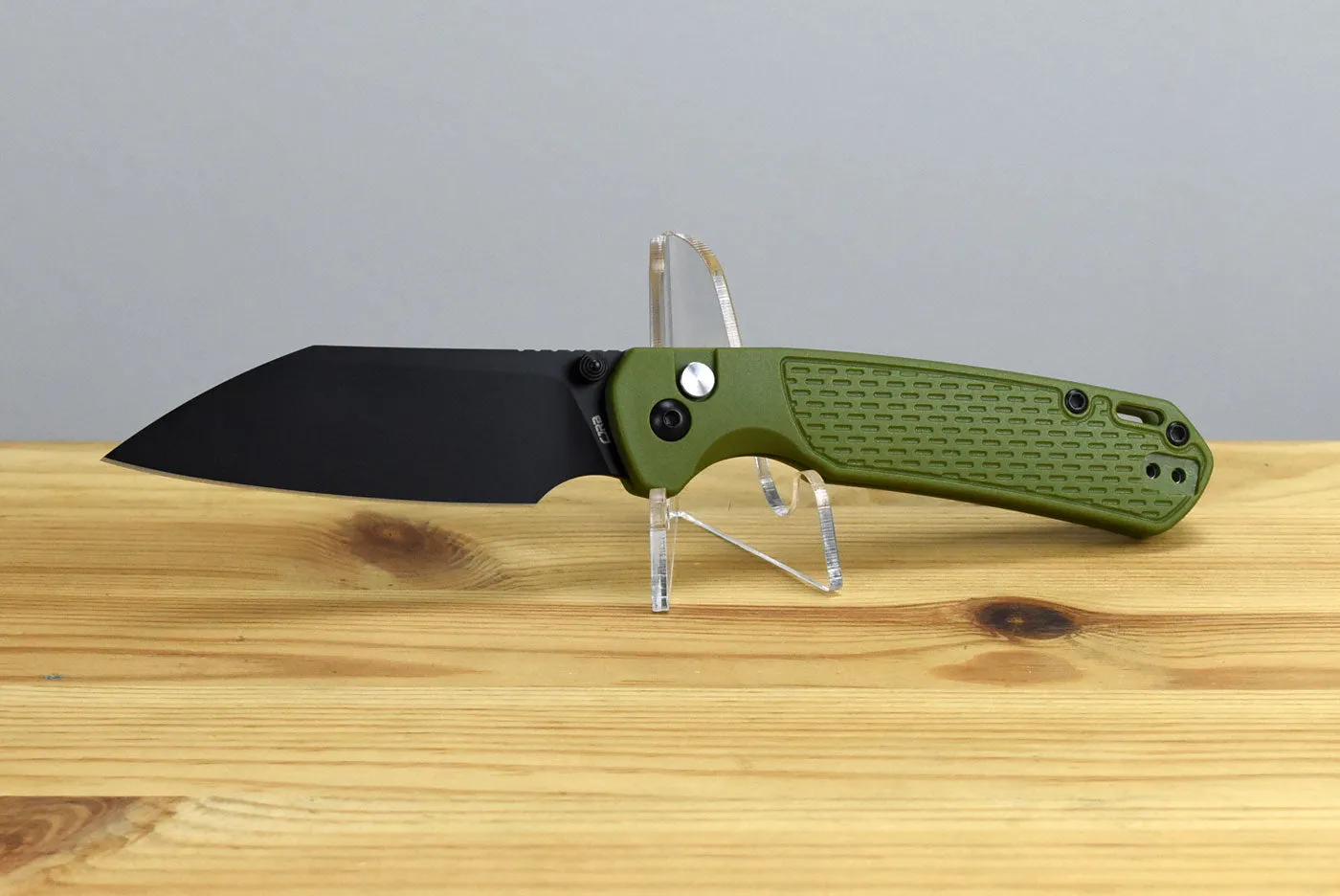 CJRB 1945-BGN Pyrite Light (OD Green FRN) Folding Knife