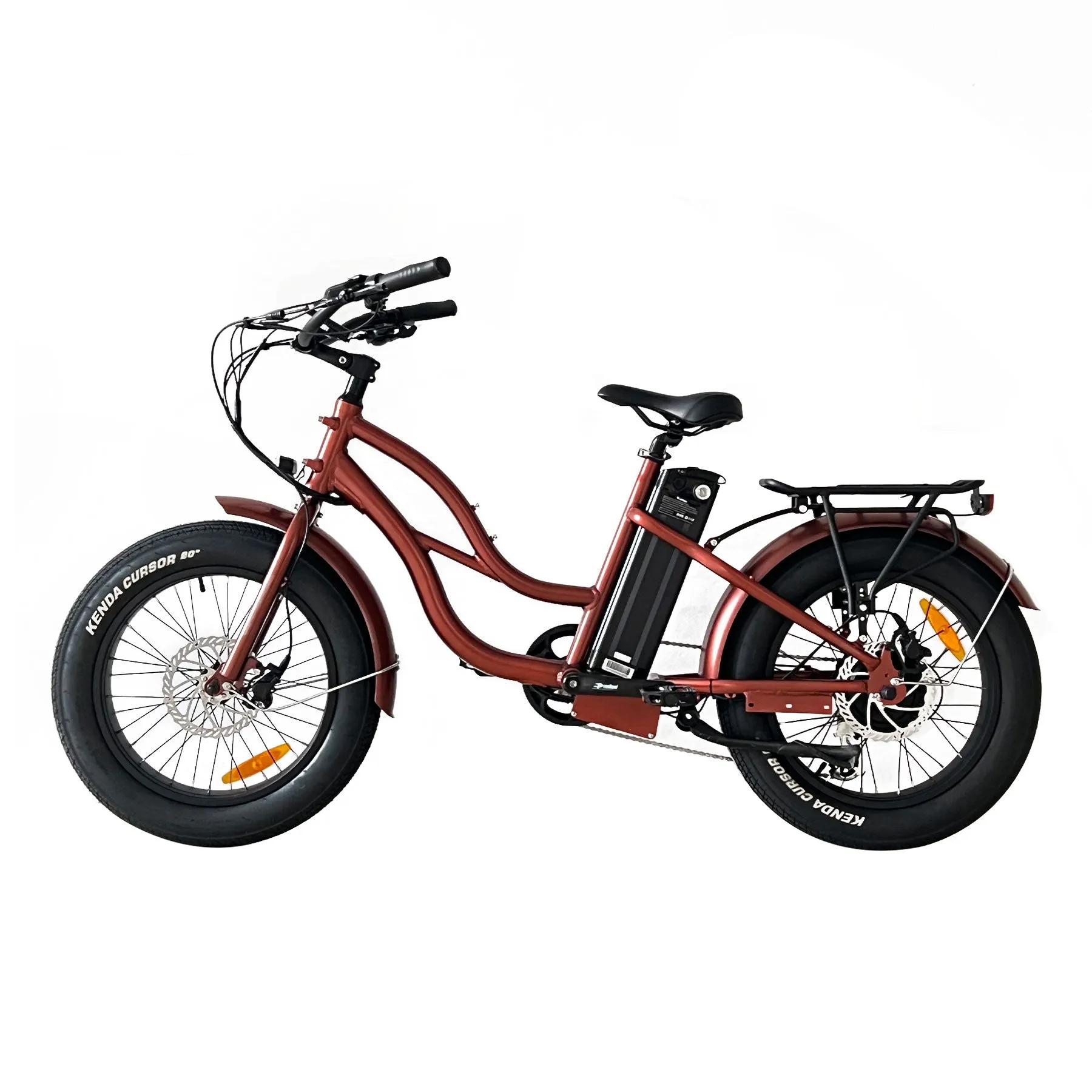 Coastal Cruiser 52V/750W Step Thru Mini Beach Cruiser Electric Bike