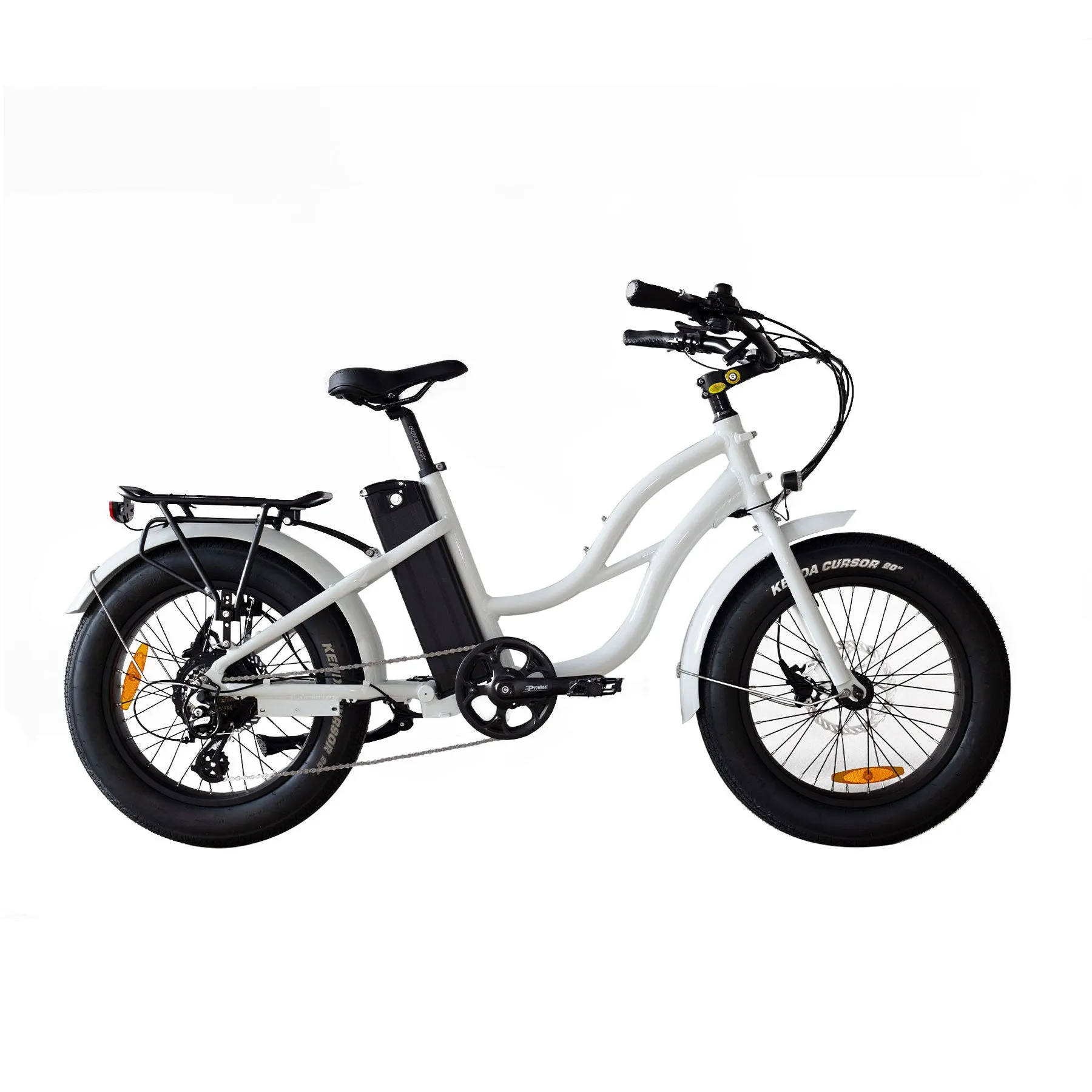 Coastal Cruiser 52V/750W Step Thru Mini Beach Cruiser Electric Bike