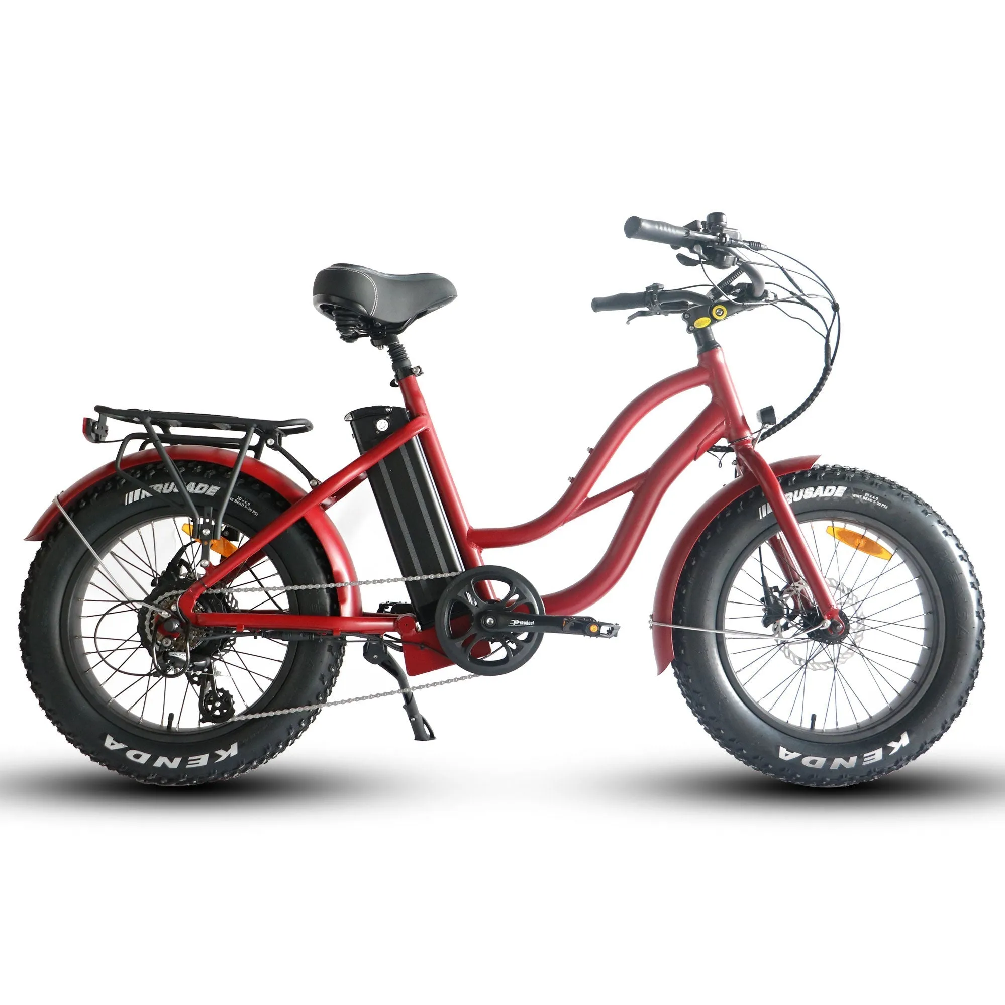 Coastal Cruiser 52V/750W Step Thru Mini Beach Cruiser Electric Bike