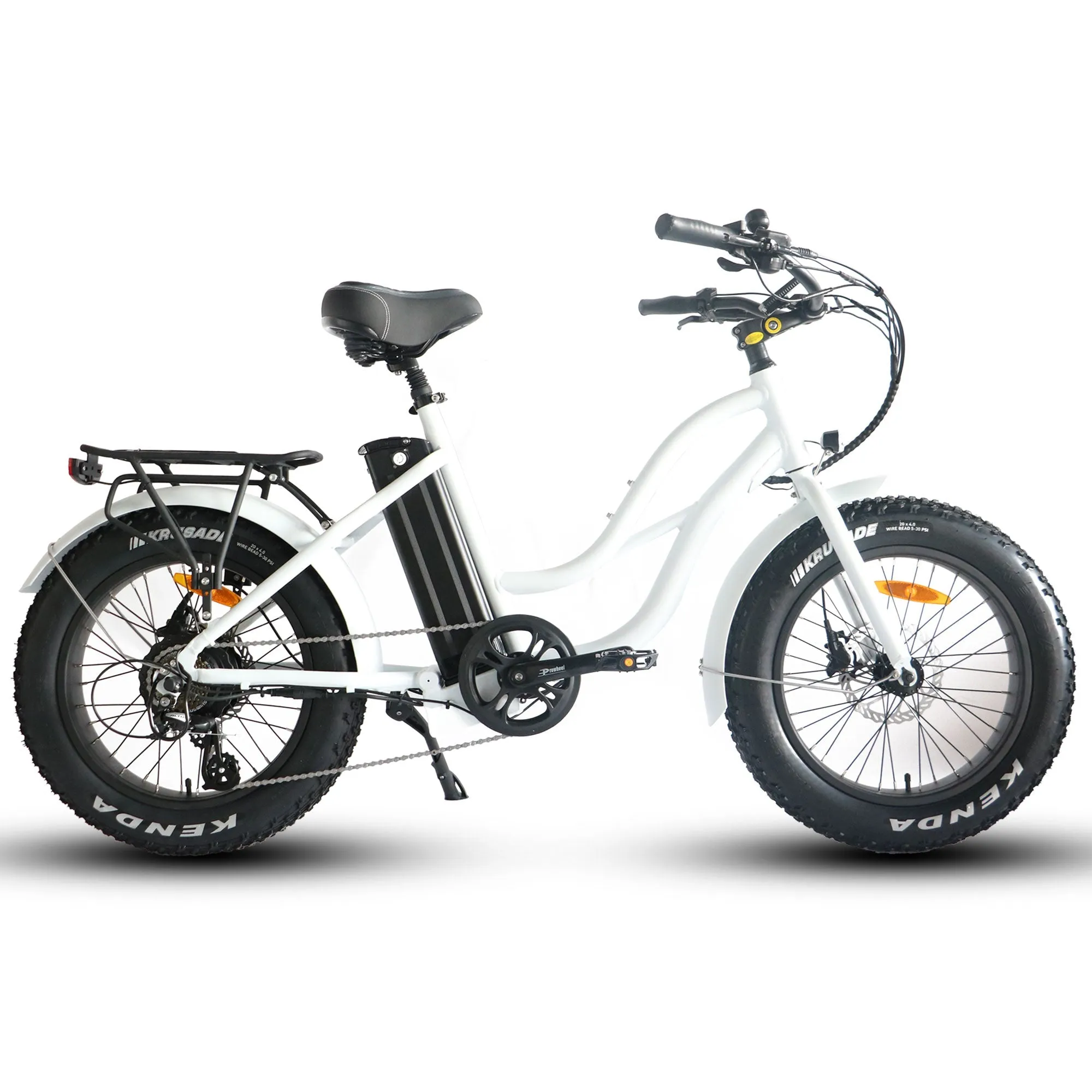 Coastal Cruiser 52V/750W Step Thru Mini Beach Cruiser Electric Bike