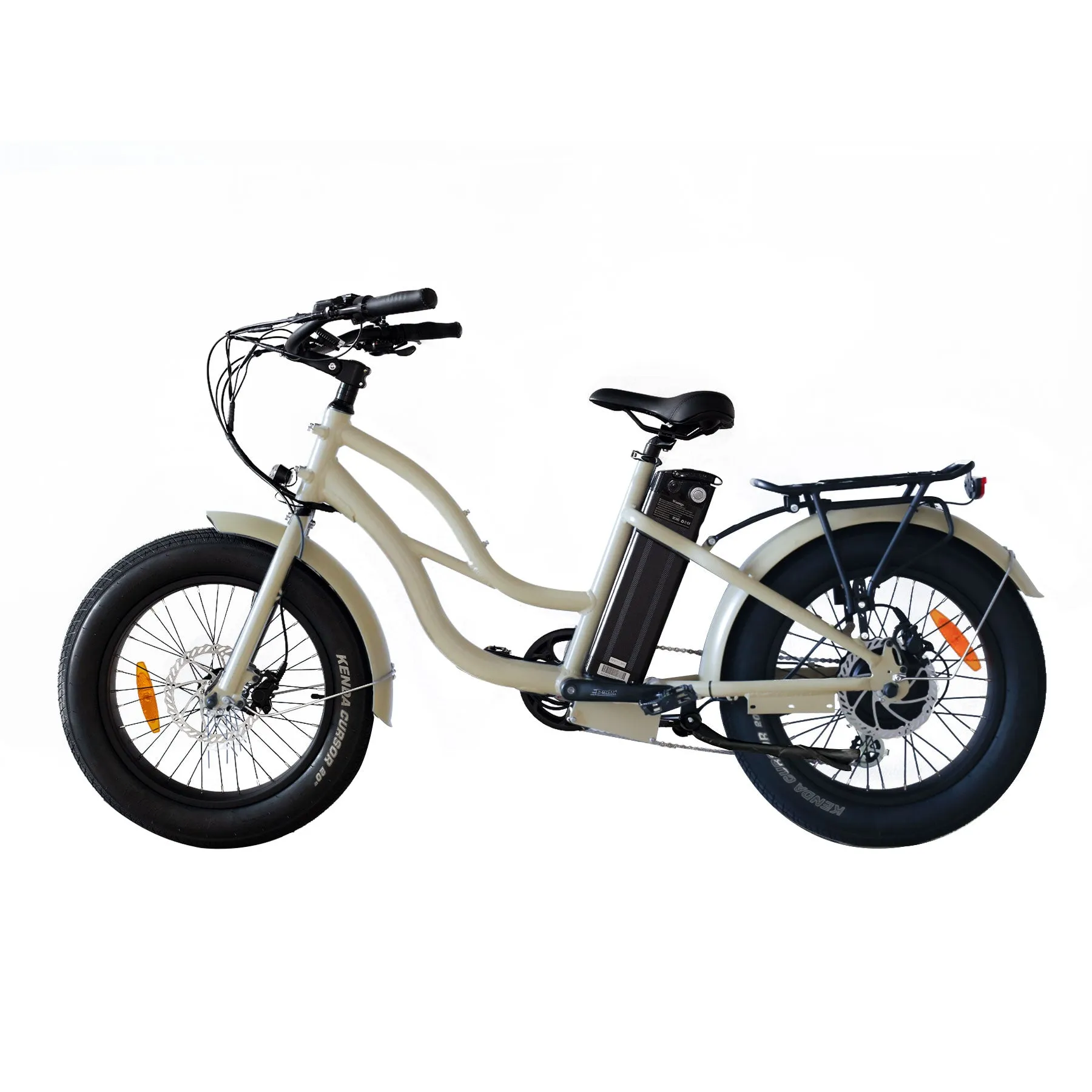 Coastal Cruiser 52V/750W Step Thru Mini Beach Cruiser Electric Bike