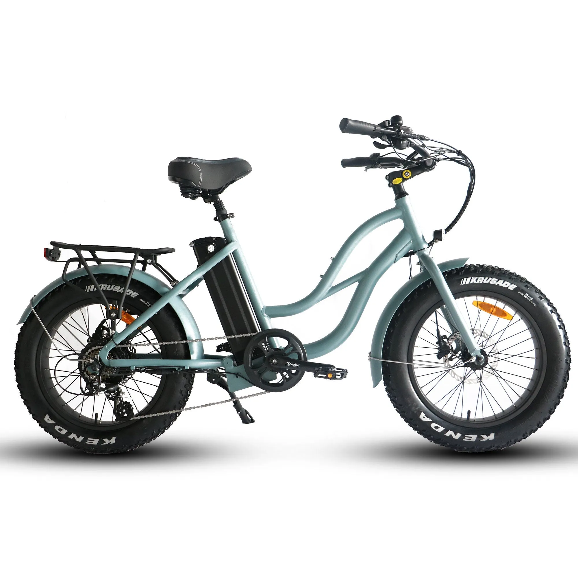 Coastal Cruiser 52V/750W Step Thru Mini Beach Cruiser Electric Bike