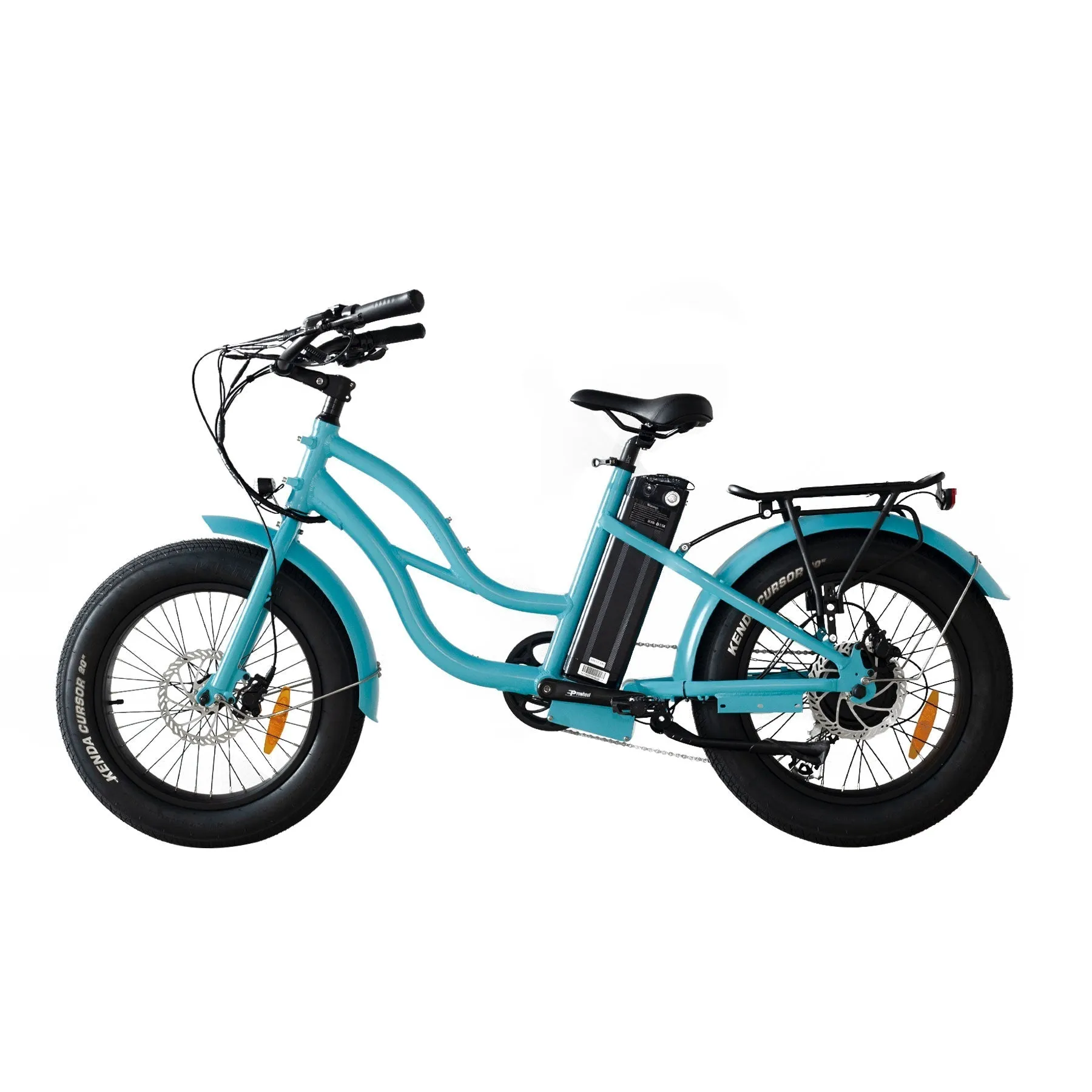 Coastal Cruiser 52V/750W Step Thru Mini Beach Cruiser Electric Bike