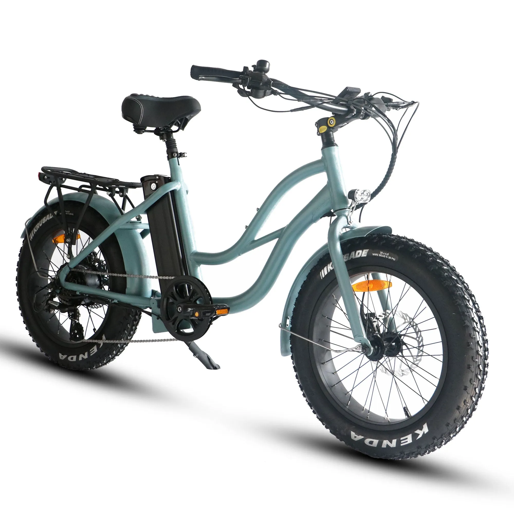 Coastal Cruiser 52V/750W Step Thru Mini Beach Cruiser Electric Bike