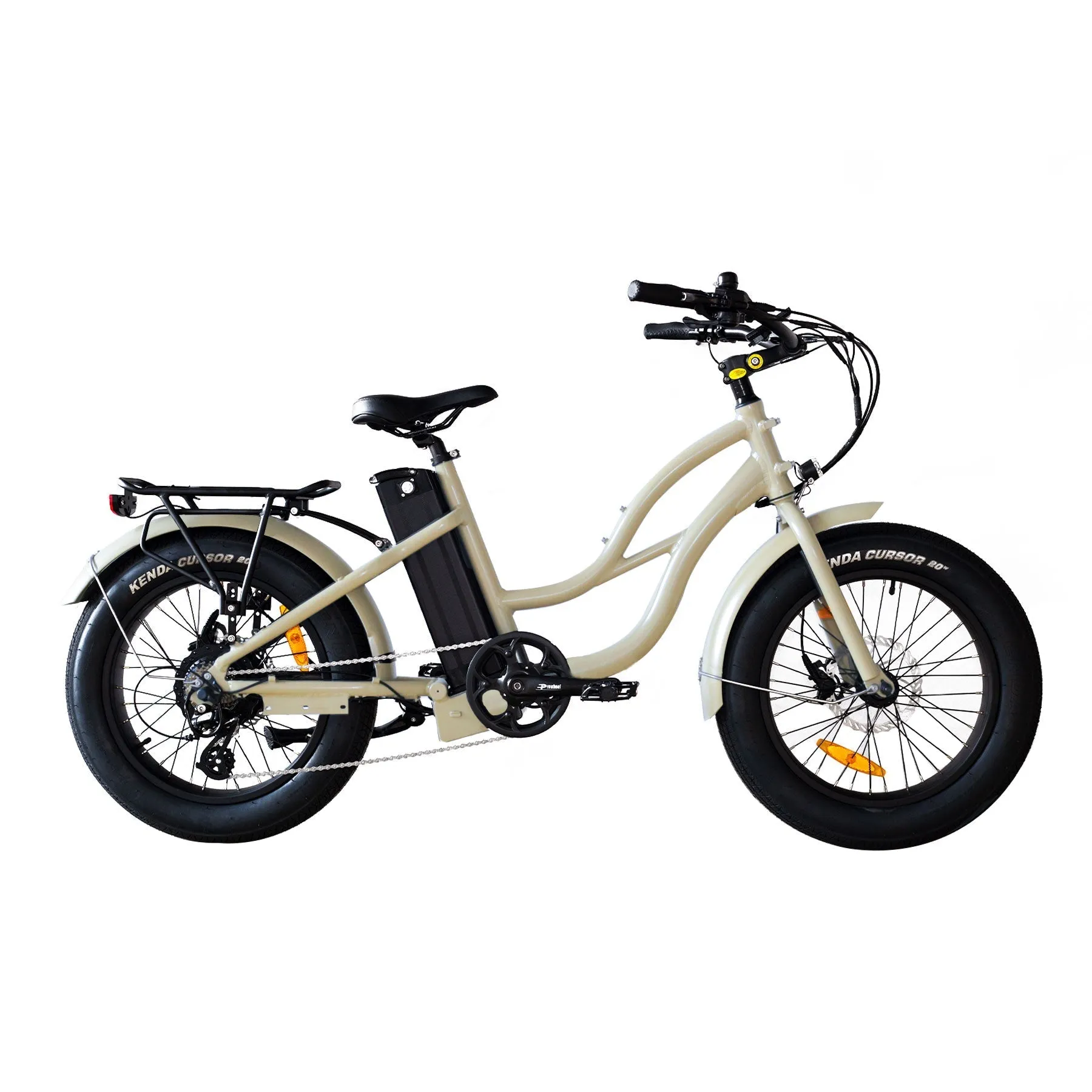 Coastal Cruiser 52V/750W Step Thru Mini Beach Cruiser Electric Bike