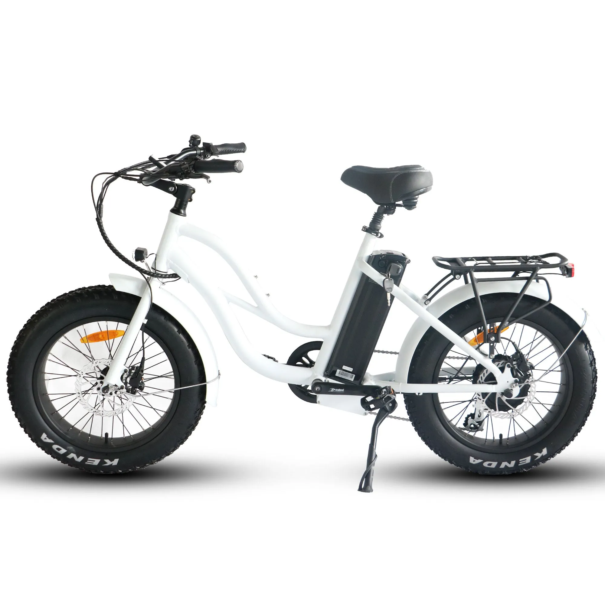 Coastal Cruiser 52V/750W Step Thru Mini Beach Cruiser Electric Bike