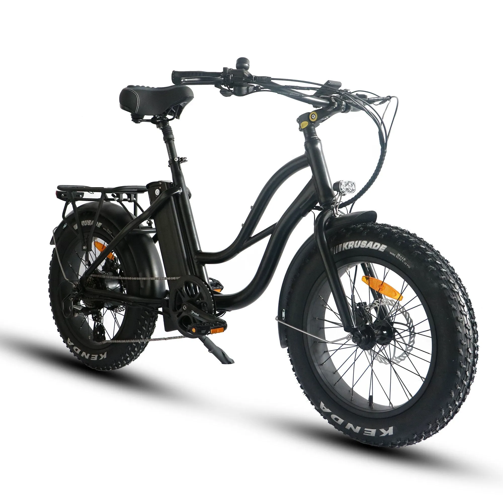 Coastal Cruiser 52V/750W Step Thru Mini Beach Cruiser Electric Bike