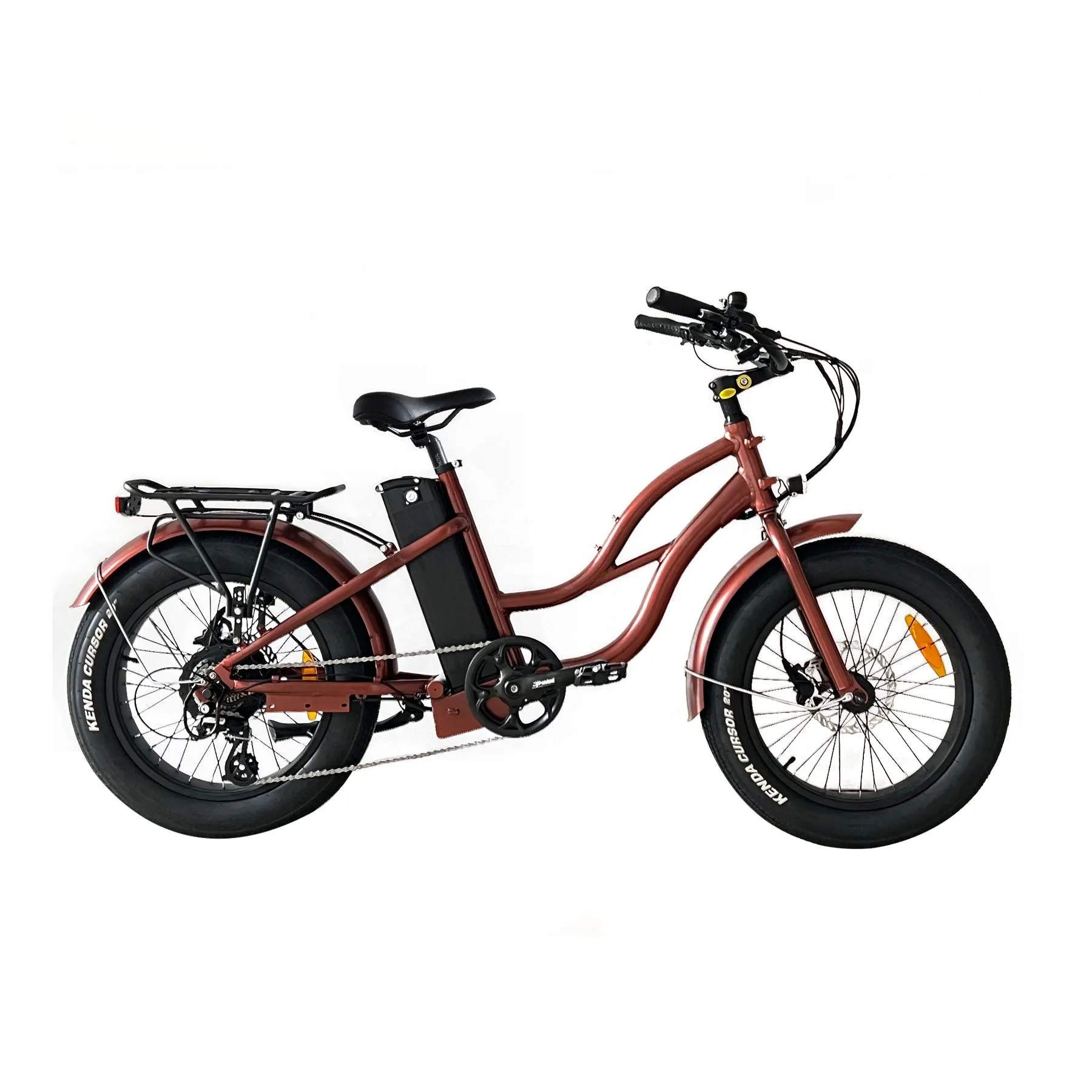 Coastal Cruiser 52V/750W Step Thru Mini Beach Cruiser Electric Bike