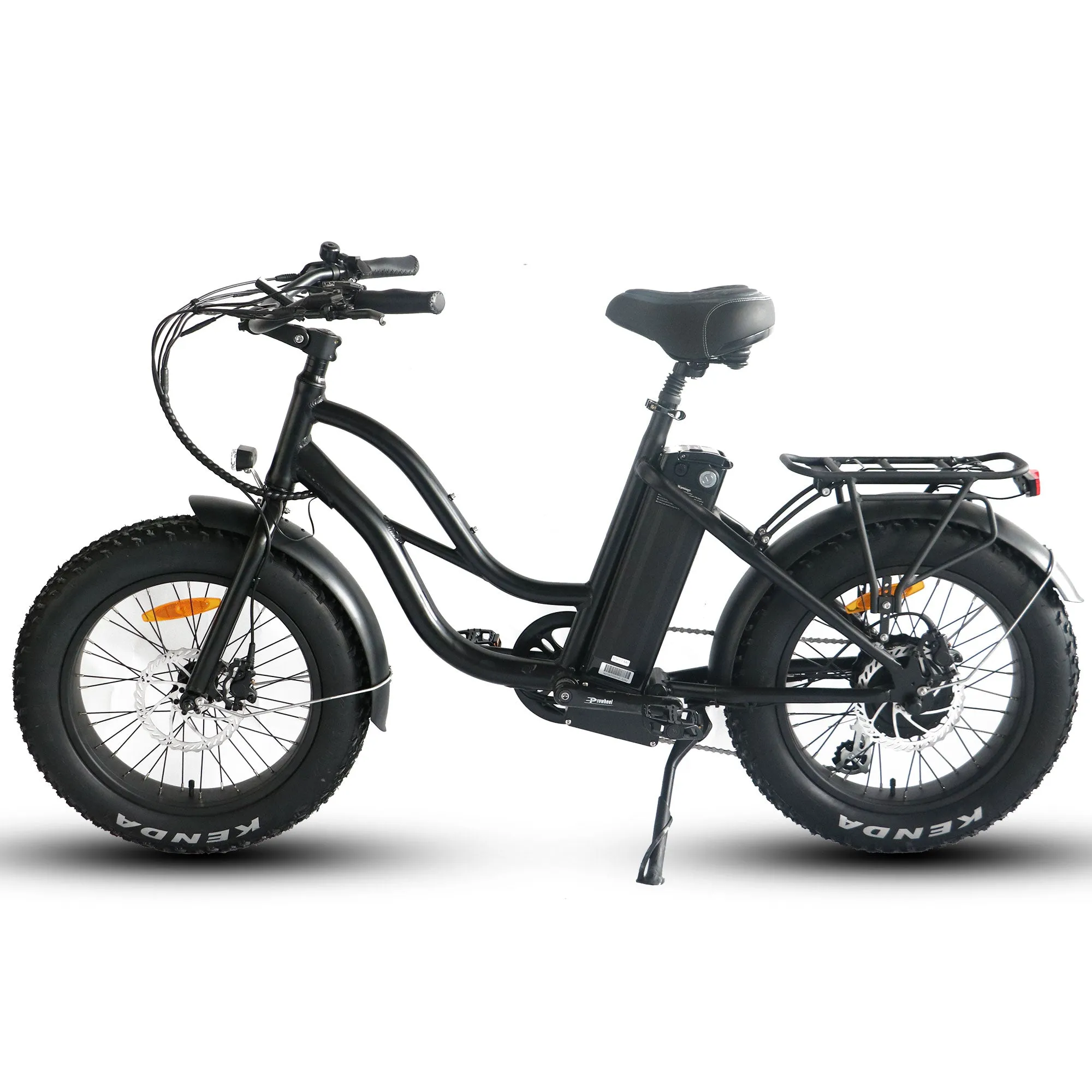 Coastal Cruiser 52V/750W Step Thru Mini Beach Cruiser Electric Bike