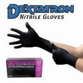 dexatron black Nitrile Gloves