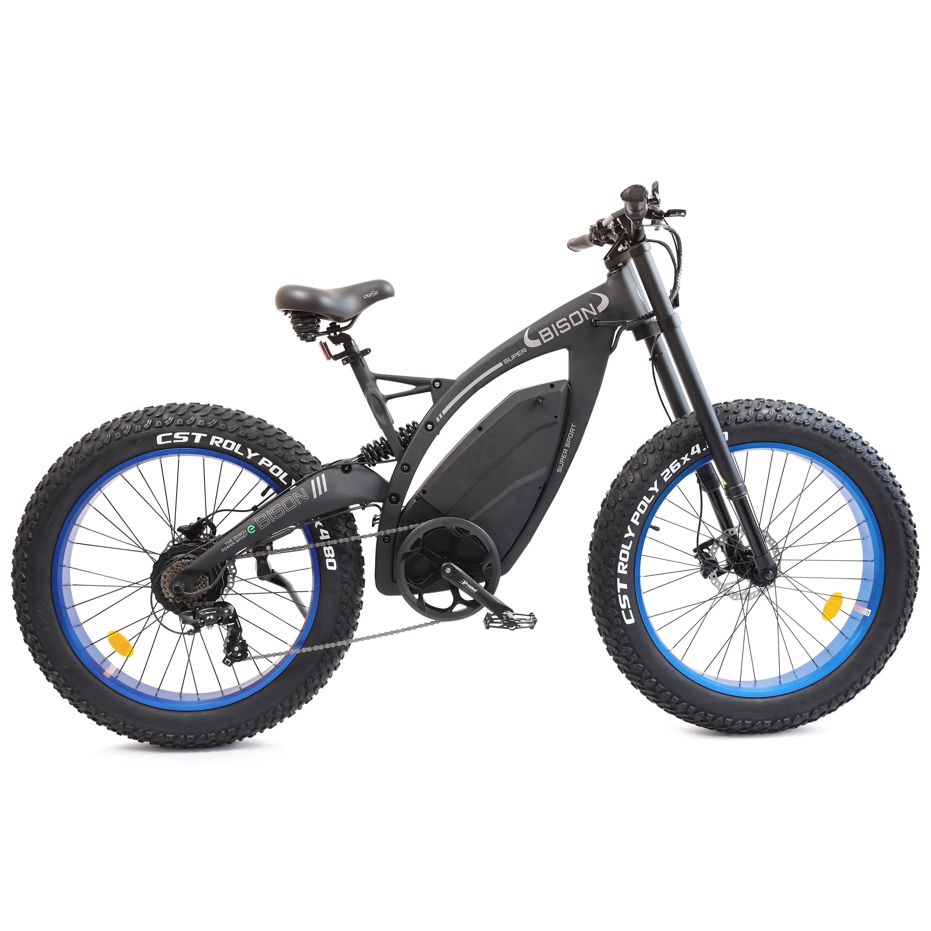 Ecotric Bison 48V/17.6Ah 1000W Big Fat Tire Electric Bike