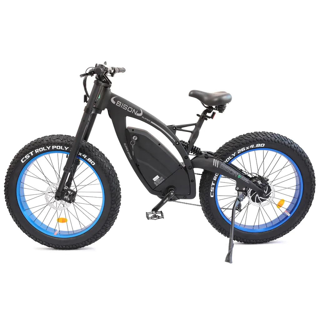 Ecotric Bison 48V/17.6Ah 1000W Big Fat Tire Electric Bike