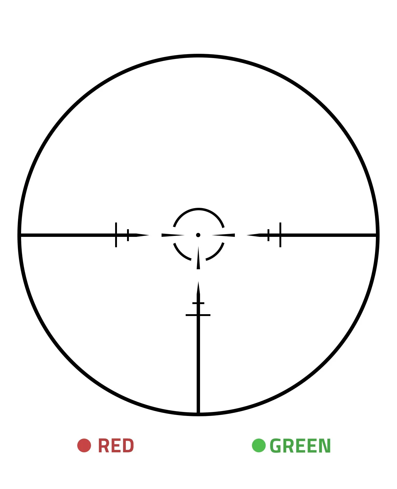 EZshoot 1-6X24 LPVO Rifle Scope with Illuminated BDC Reticle