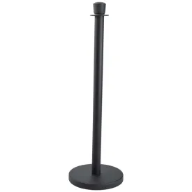 Genware Black Barrier Post ( pack OF 2)