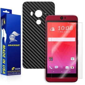 HTC Butterfly 3 Screen Protector   Black Carbon Fiber Film Protector