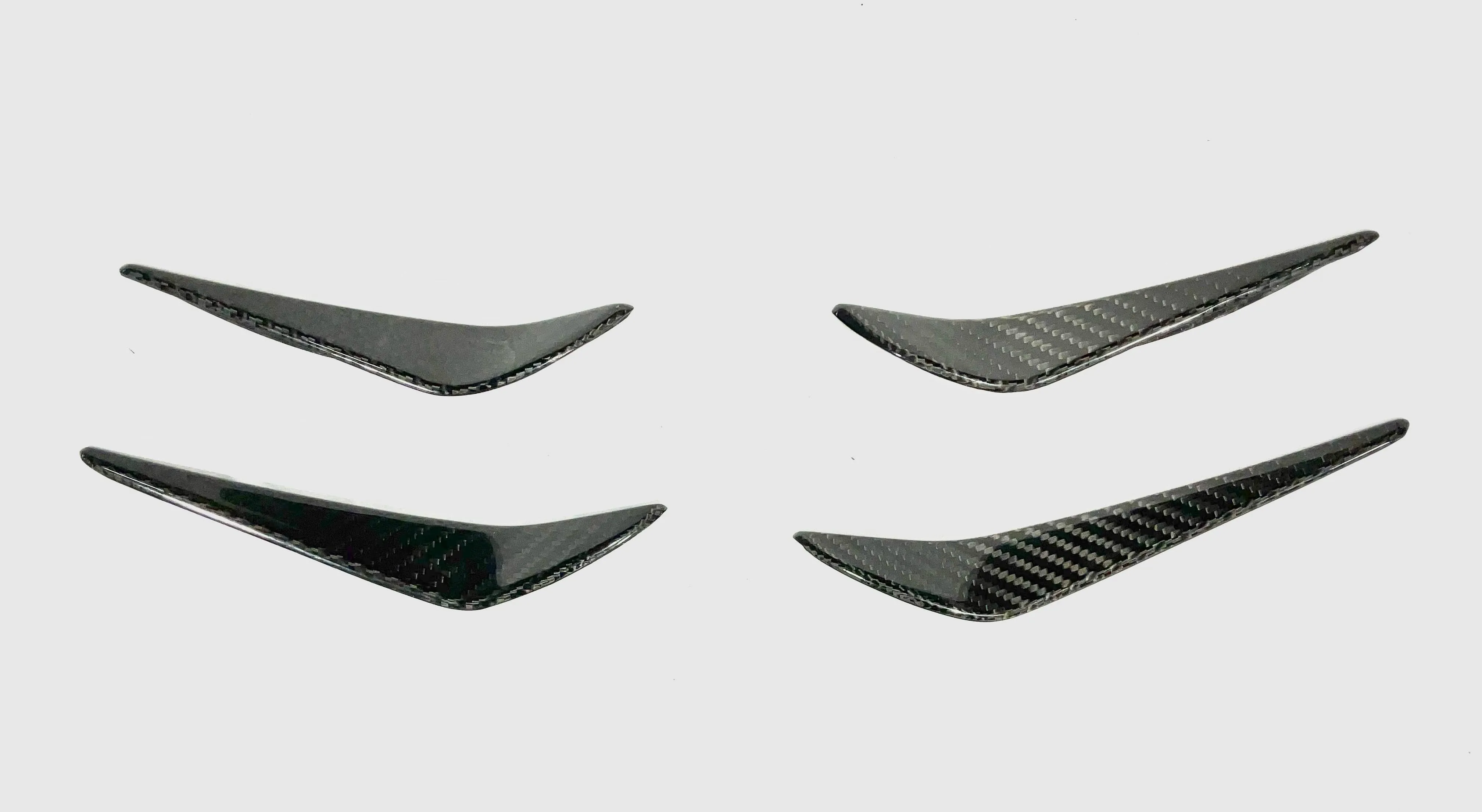 Kies Motorsports 2020-2025 BMW M3 (G80) / M4 (G82 / G83) Performance Style Dry Carbon Fiber 4pc Canard Set