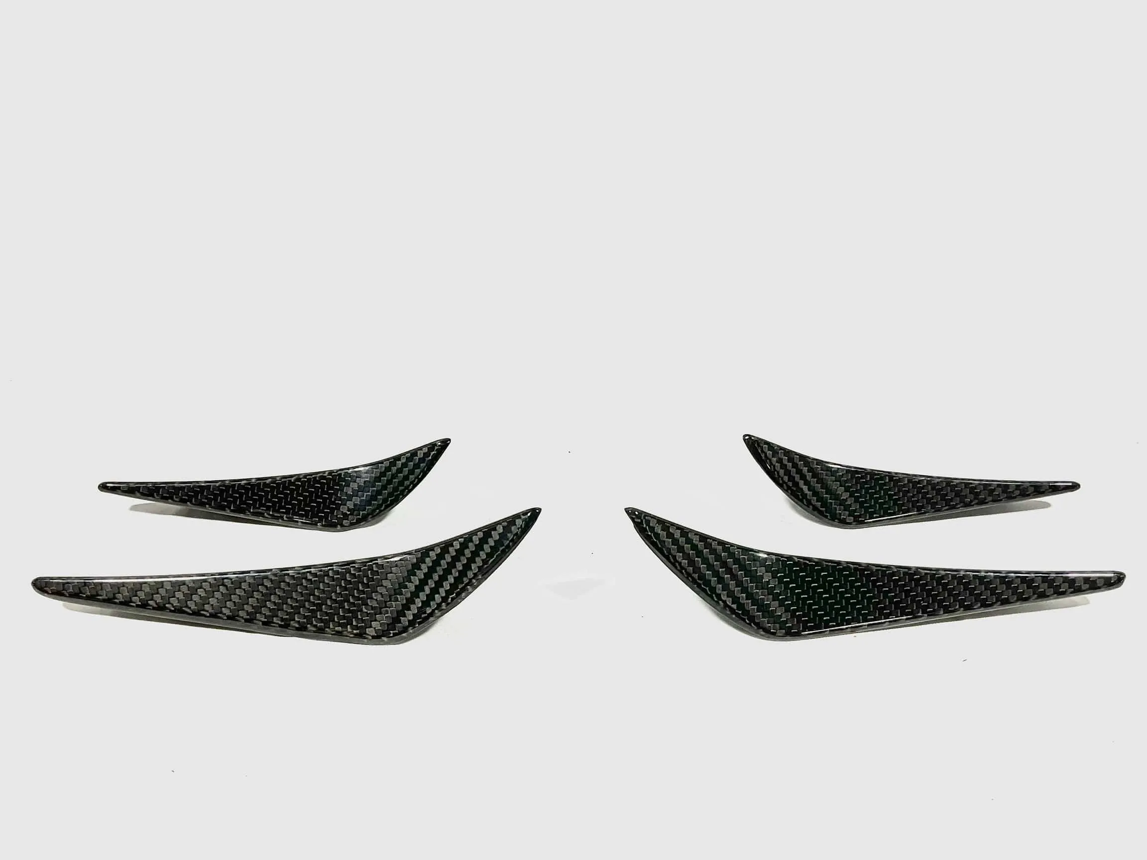 Kies Motorsports 2020-2025 BMW M3 (G80) / M4 (G82 / G83) Performance Style Dry Carbon Fiber 4pc Canard Set