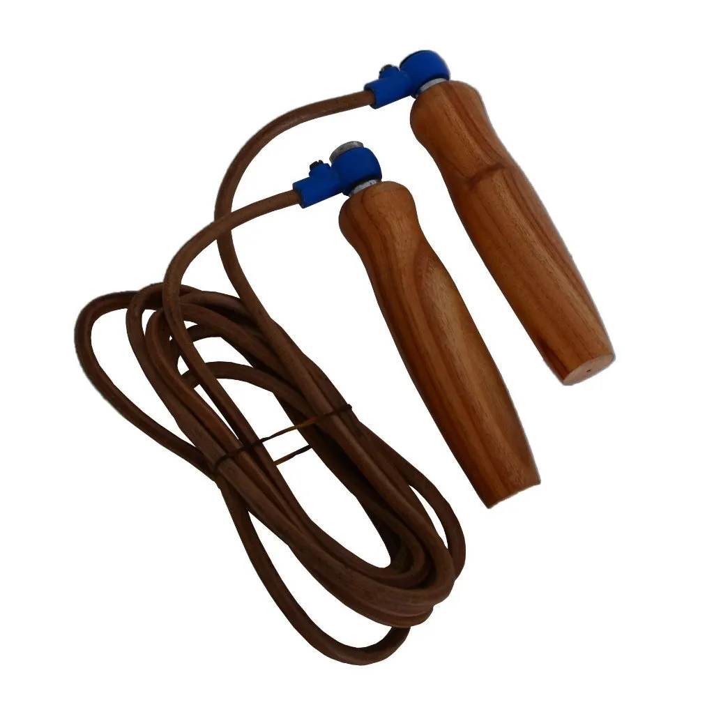 MAR-126E | Adjustsable Leather Jump Rope