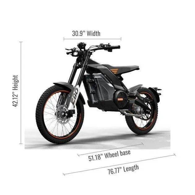 Massimo F80 Trail Runner Dirt Electric Bike