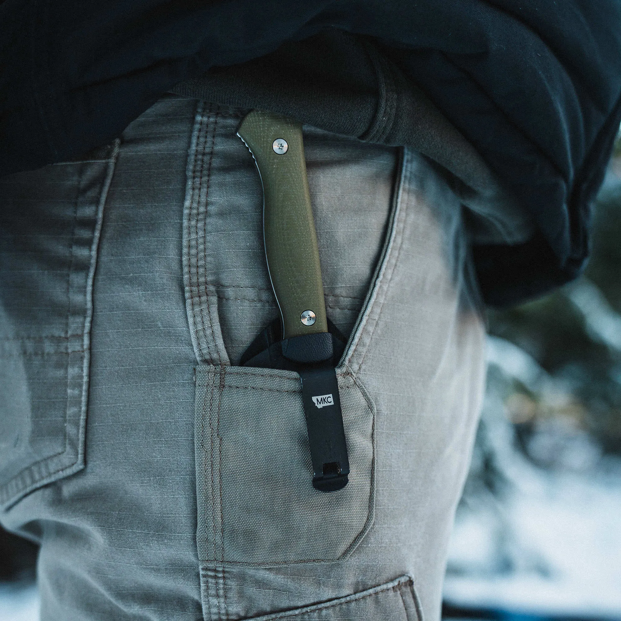 MKC X FCS - SURVIVAL EDC KNIFE - SECRET DROP