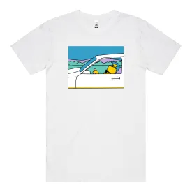 On The Road T-Shirt (White) *FRONT PRINT*