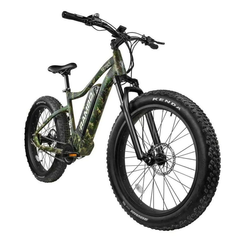 RAMBO The Roamer 750W 48V Fat Tire Electric Mountain Bike