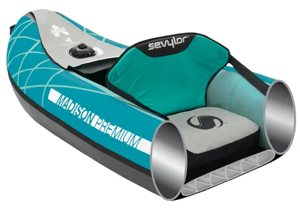 Sevylor Madison Inflatable Kayak with 2 x Bravo KC Paddles & Bravo 4 Pump - 2023 Model- In Stock