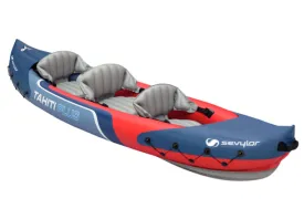 Sevylor Tahiti Plus Inflatable Kayak with 2 x Kayak Paddles & Bravo 4 Handpump 2   1 Persons - 2024 Model - SPECIAL OFFER WHILST STOCKS LAST