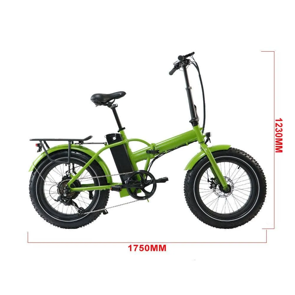 The Eunorau 20" Fat Tire Model E-FAT-MN E-Bike