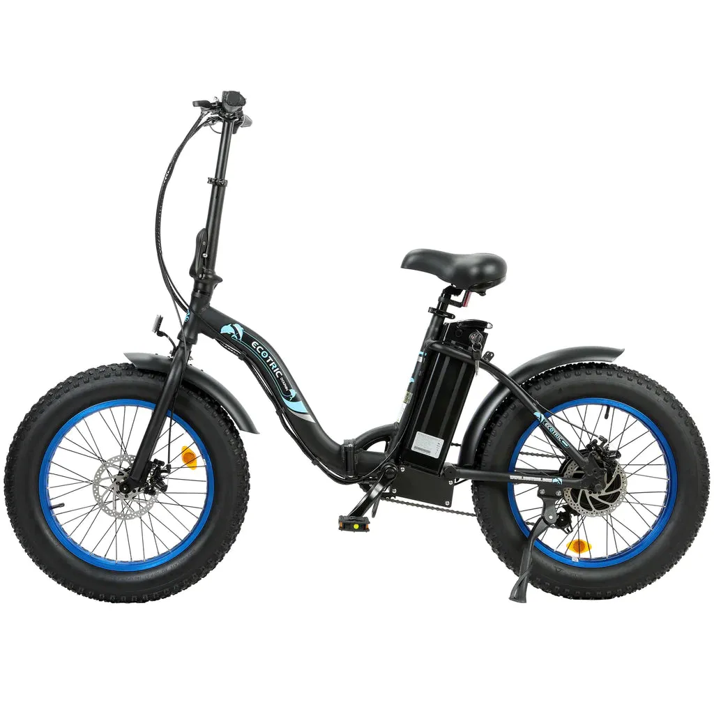 UL Certified-Ecotric 20inch Portable and folding fat bike model Dolphin