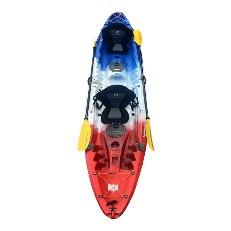 Vanhunks 12' Voyager Deluxe Tandem Fishing Kayak